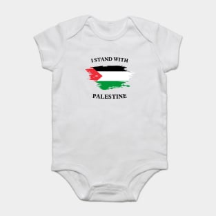 I stand with Palestine Baby Bodysuit